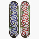 Supreme Lee Quinones Lee Logo Skateboard Deck Blue/Red Set
