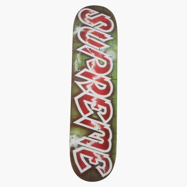 Supreme Lee Quinones Logo Logo Skateboard Red Red