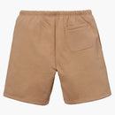Supreme Leg Embroidery Sweatshort Light Brown