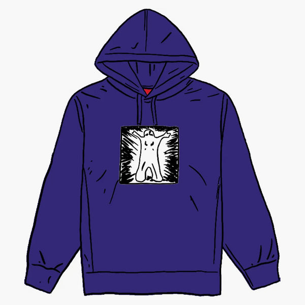 Supreme Leigh Bowery Hooded Sweatshirt Dark Royal