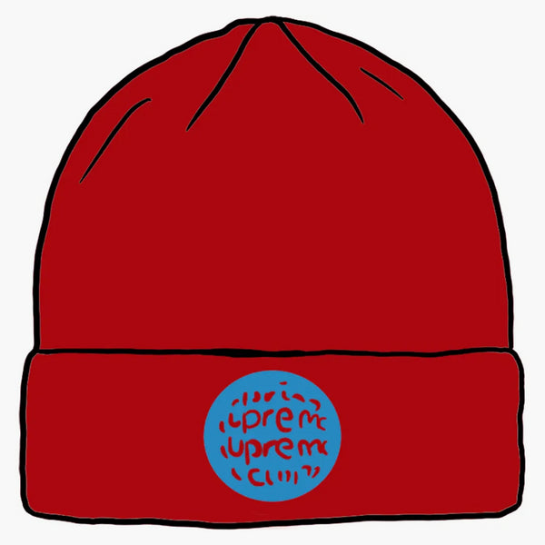 Nejvyšší čočkovitá náplast Beanie Red