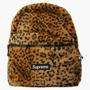 Supreme Leopard Fleece ryggsäck gul