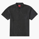 Supreme Leopard Silk S/S Shirt Charcoal
