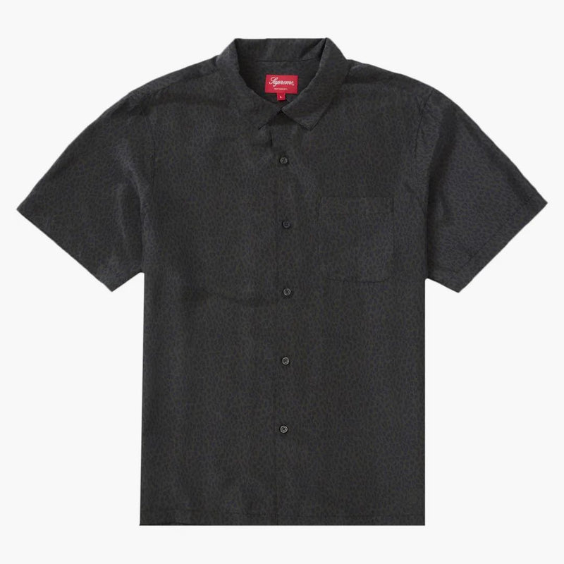Uhlík nejvyššího leoparda hedvábí S/S uhlí