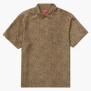 Supreme Leopard Silk S/s Shirt Tan