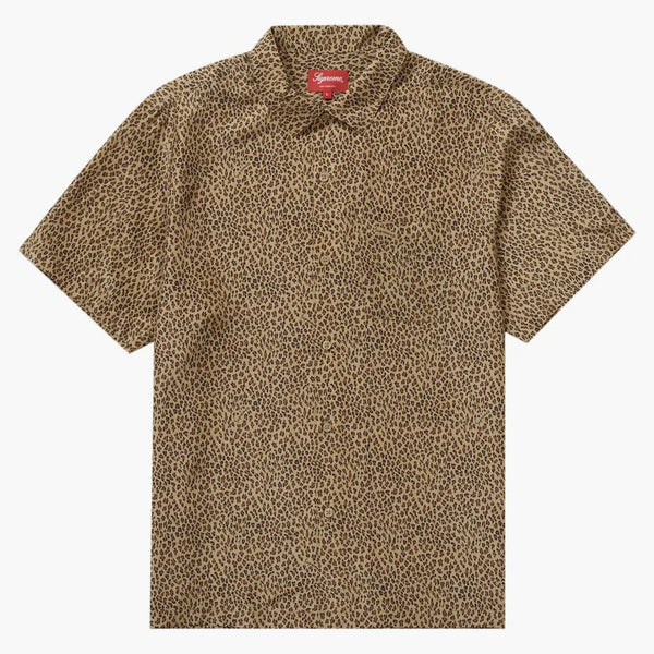 Supreme Leopard Silk S/S Tan