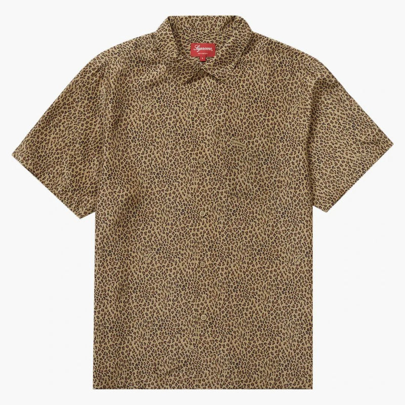 Supreme Leopard Silk S/S Tan