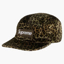 Supreme Leopard Velvet Camp Cap Olive