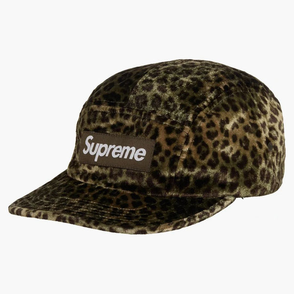 Nejvyšší leopard Velvet Camp Cap Olive