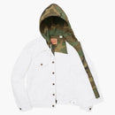 Supreme Levis Fleece Hood Trucker Jacket White