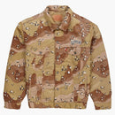 Supreme Levi's nylon trucker jacket chocolate chip camo