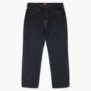 Supreme Levis pinstripe 550 jeans svart
