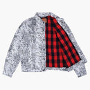 Supreme Levi's Snakeskin Trucker Jacket White