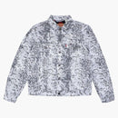 Supreme Levi's Snakeskin Trucker Jacket White