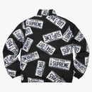 Supreme License Plate Puffy Jacket Black