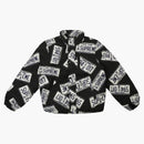 Supreme License Plate Puffy Jacket Black