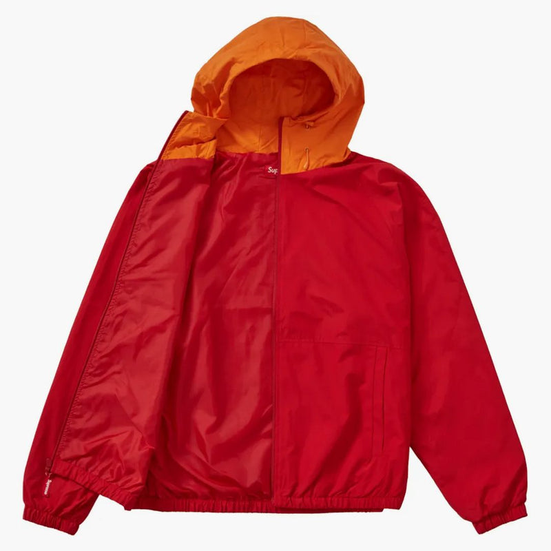 Supreme Lightweight Nylon Hooded Jacket Red