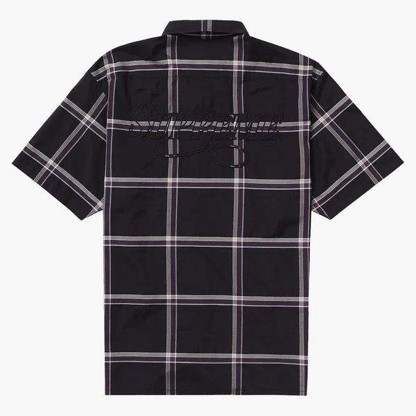 Nejvyšší lehká kostkovaná košile S/S Black