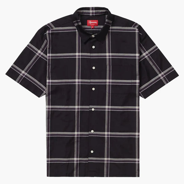 Supreme Lightweight Plaid S/S Shirt Black