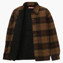 Nejvyšší lemovaná flanelová košile černá