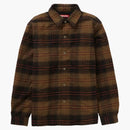 Nejvyšší lemovaná flanelová košile černá