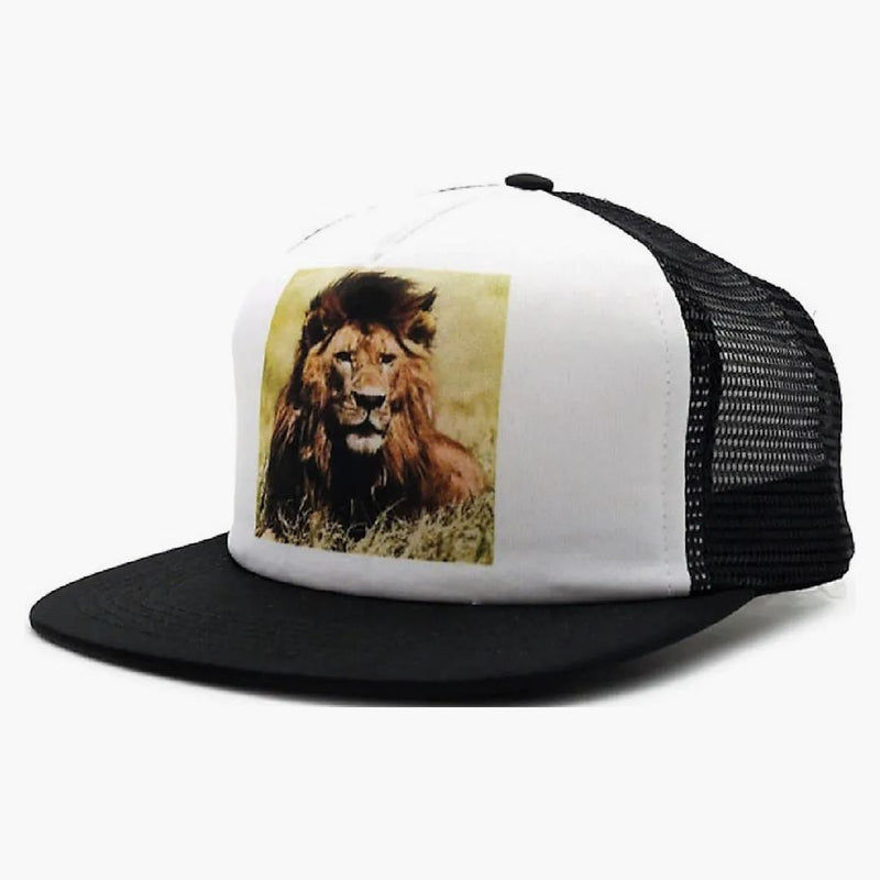 Supreme Lion Mesh Back 5 Panel Black