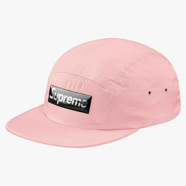 Supreme Liquid Metal Logo Camp Cap Pink
