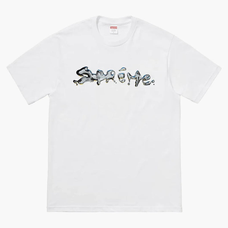 Supreme Liquid Tee White