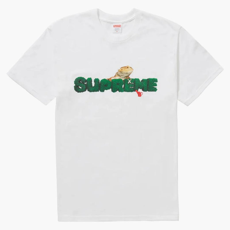 Tee di lucertola suprema bianca