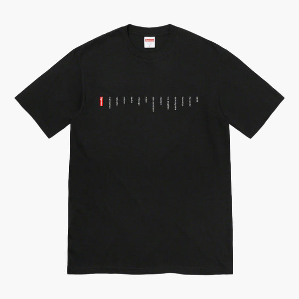 Supreme Location Tee Black