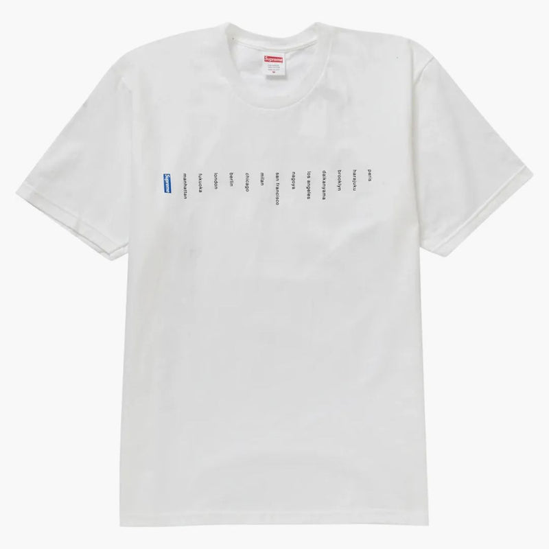 Posizione suprema tee bianca