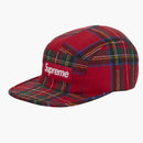 Supreme Lochcarron Camp Cap Red Plaid