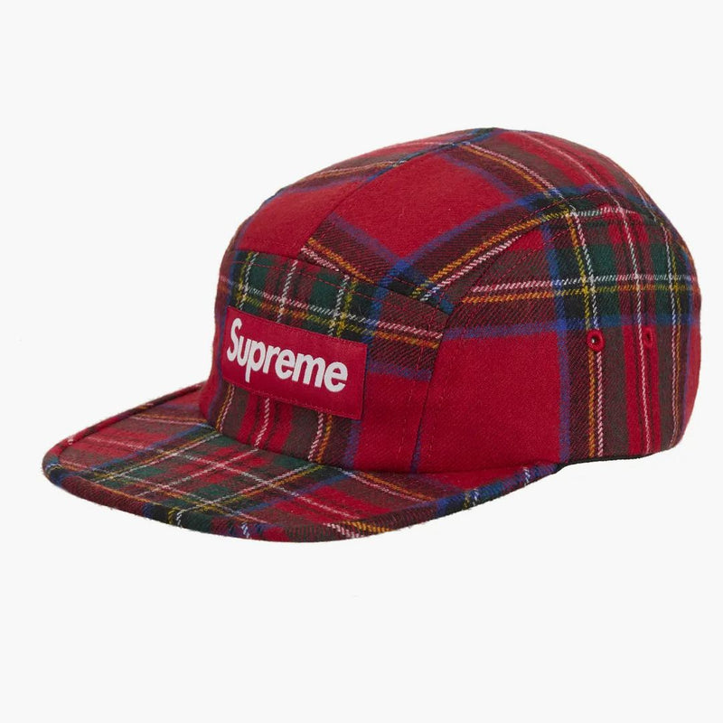 Supreme Lochcarron Camp Cap Red Plaid