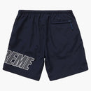 Supreme Logo Applique Water Short Navy