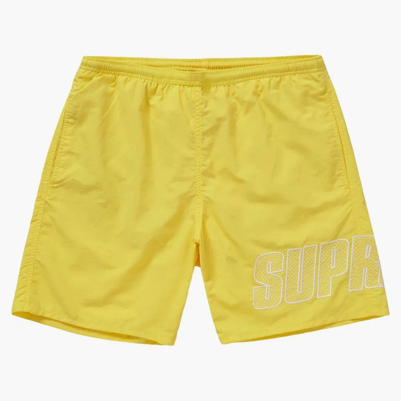 Nejvyšší logo Aplikujte voda krátká světle žlutá