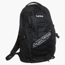 Supreme Logo Backpack Black