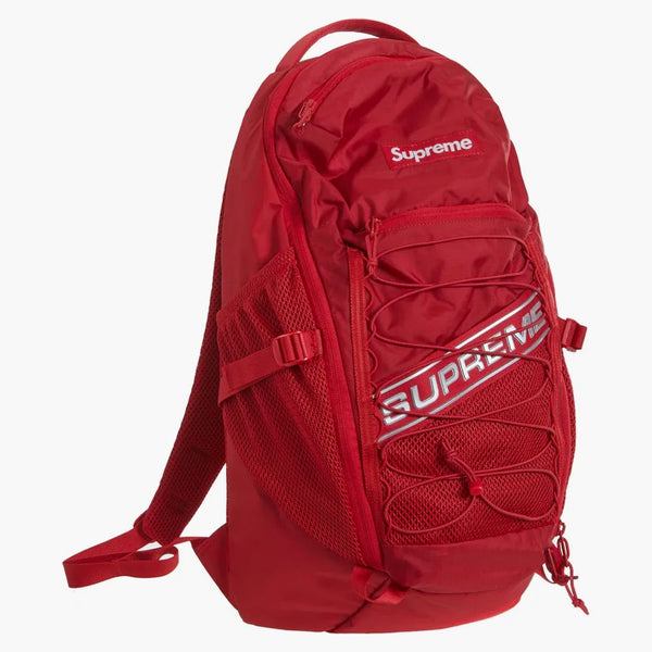 Supreme Logo Backpack Red