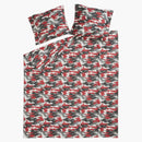 Supreme Logo Camo Duvet + Pillow Set Red