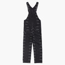 Supreme Logo Denim Overalls Black