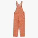 Supreme Logo Denim Overalls Orange