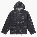 Supreme Logo denim Turnout Jacket Black