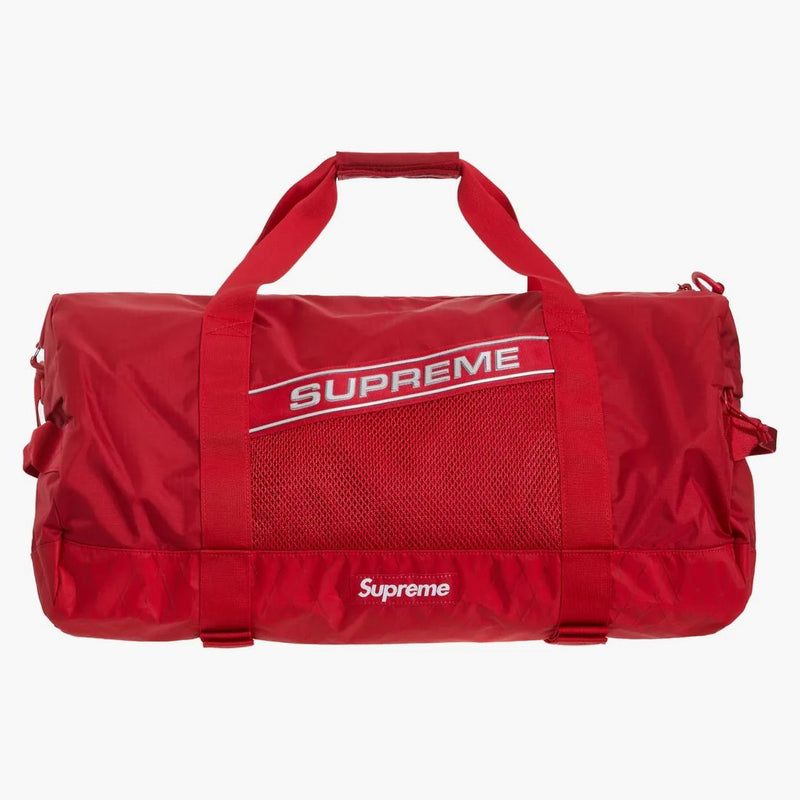 Supreme Logo Duffle Bag Red