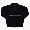 Supreme Logo Piping Half Zip Sweatshirt Black