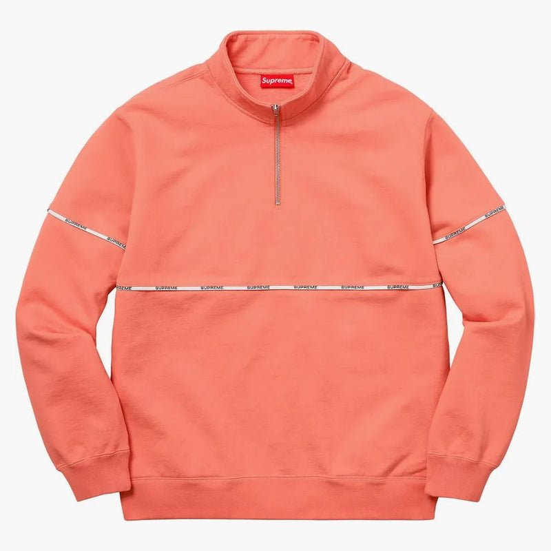 Nejvyšší logo potrubí poloviční mikina z zipu