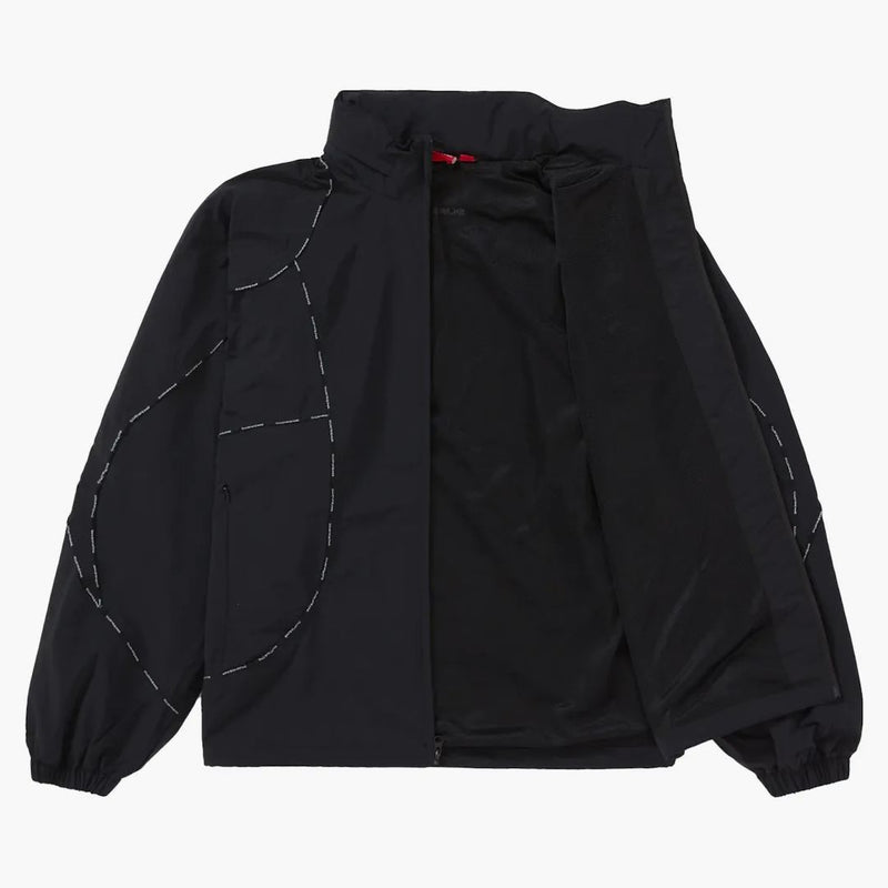 Nejvyšší logo potrubí Track Track Jacket černá