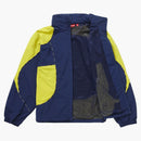 Supreme Logo Piping Hooded Track Jacket Navy