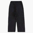 Supreme Logo Piping Track Pant Black