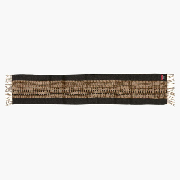 Supreme Logo Repeat Scarf Black