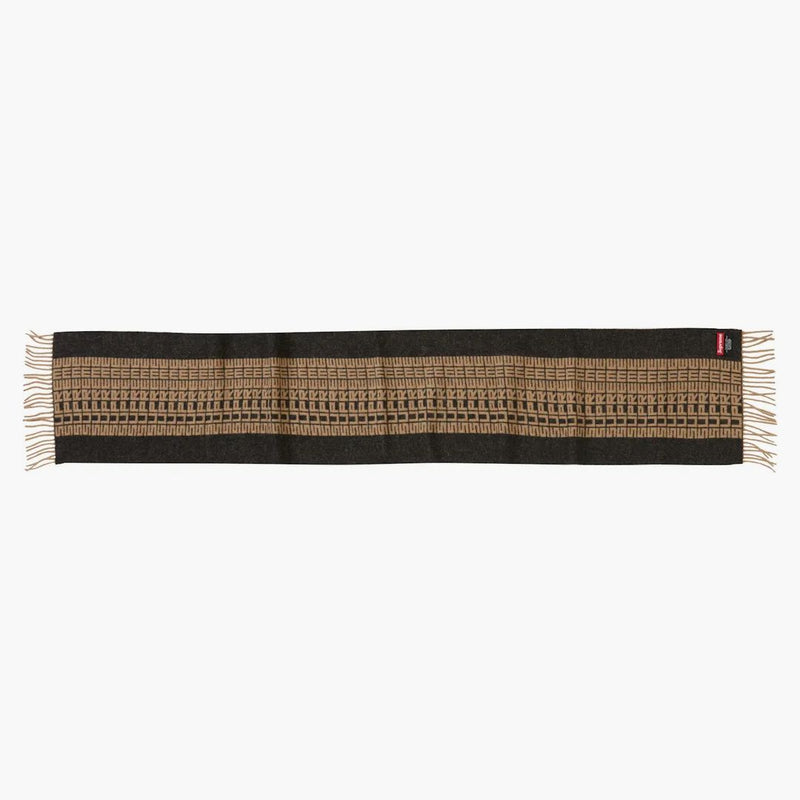 Supreme Logo Repeat Scarf Black