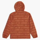 Supreme Logo Ripstop Hooded Track Jacket Orange